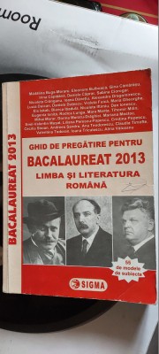 GHID DE PREGATIRE PENTRU BACALAUREAT LIMBA SI LITERATURA ROMANA 55 SUBIECTE foto