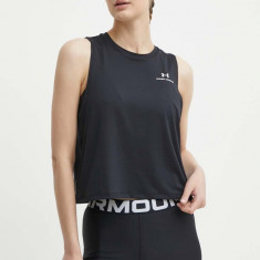 Under Armour top de antrenament Rush Energy culoarea negru