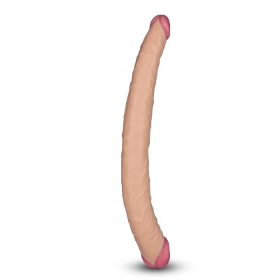 Dildo Dublu Lady-Killer Tapered Natural 36 cm foto