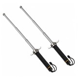 Cumpara ieftin Set doua bastoane telescopice cu buton si ciocan DEPOX&reg;, husa inclsa, 24-67 cm