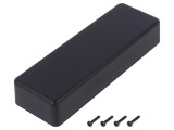 Carcasă universală SMART ABS neagră 52x153x28mm