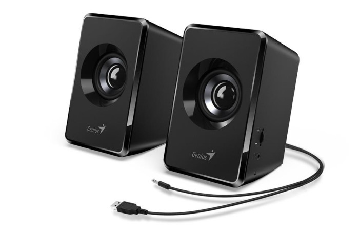 Boxe Genius SP-U125 2.0 cu fir, negru