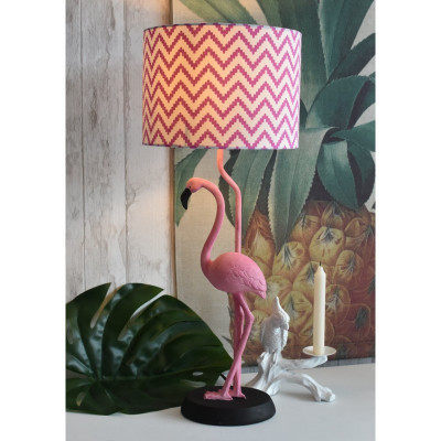 Lampa de masa cu pasare flamingo CW154 foto