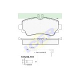 Set placute frana punte fata Mercedes Clasa A (W168), 07.1997-08.2004, Icer Brakes Spania, parte montare : Punte Fata