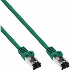 Cablu de retea RJ45 S/FTP PiMF Cat.8.1 LSOH 0.5m Verde, InLine IL78850G