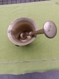 Mojar vechi din bronz cu pistil inceput secol 20
