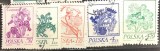 Timbre - Polonia Polska - >50 - Serie - Tematica Plante