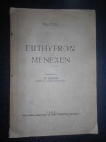 Platon - Euthyfron. Menexen (1943)