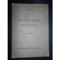 Platon - Euthyfron. Menexen (1943)