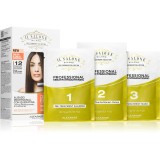 Alfaparf Milano Il Salone Milano Straightening Kit tratament de &icirc;ngrijire pentru par sensibil Illuminating Linseed Oil 1 buc