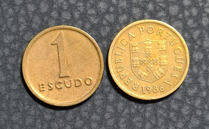 Portugalia 1 escudo 1986