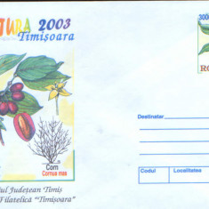Intreg pos plic nec 2003 - Expozitia Filatelica Natura 2003 Timisoara - Corn