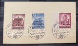 Deutsches Reich-1940-Triptic WHW (Michel 758-760) cu Cifră 1,50 și Ștampile Speciale M&uuml;nster -Bn1