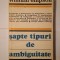William Empson - Șapte tipuri de ambiguitate