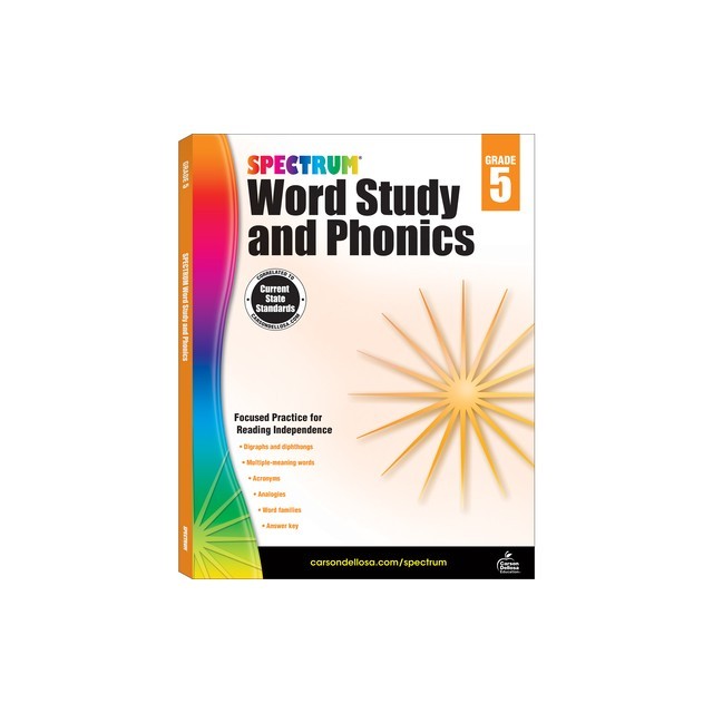 Spectrum Word Study and Phonics, Grade 5
