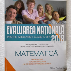 MATEMATICA EVALUAREA NATIONALA CLASA A VIII A IUREA SERDAN ZANOSCHI