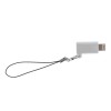 Adaptor USB Type-C la Lightning CMCLASS Alb iOS cu Curea, Incarcare Transfer Date