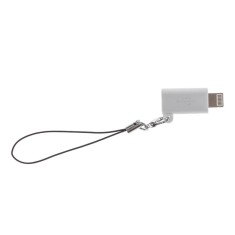 Adaptor USB Type-C la Lightning cu curea, alb pentru iOS, CMCLASS
