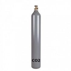 Butelie metalica 10L 200 Bar gri cu 7.5kg CO2