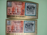 QU&#039;AITI STATE IN HADHRAMAUT, EFIMEX MEXICO CITY 1968 - MNH PERF. + IMPERF., Nestampilat