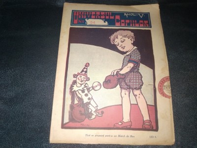REVISTA UNIVERSUL COPIILOR NR 24 1929 foto