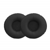 Set 2 Earpads kwmobile pentru Sony WH-XB700, Piele ecologica, Negru, 60436.01