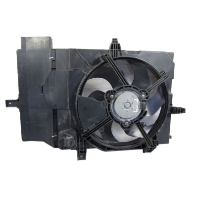 GMV radiator electroventilator Nissan Micra (K12), 01.2003-2010 , tip climatizare , dimensiune 345mm , cu 2 pini, fara pre-rezistentamm, Aftermarket foto