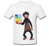 Cumpara ieftin Tricou &quot; Maimuta cu carti &quot;