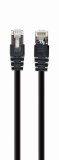 PATCH CORD S/FTP GEMBIRD Cat6a, LSZH, cupru, 1 m, negru, AWG27, dublu ecranat &quot;PP6A-LSZHCU-BK-1M&quot; (timbru verde 0.08 lei)