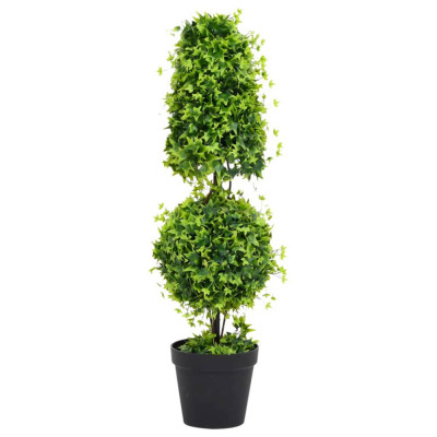vidaXL Plantă artificială de cimișir cu ghiveci, verde, 100 cm foto
