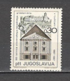 Iugoslavia.1967 100 ani Teatrul National Ljubljana SI.255, Nestampilat