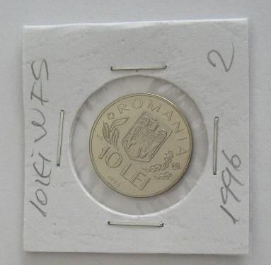 M1 C10 - Moneda foarte veche 52 - Romania - 10 lei 1996 - WFS Roma foto