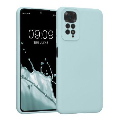 Husa Kwmobile pentru Xiaomi Redmi Note 11/Redmi Note 11s, Silicon, Verde, 57918.71 foto