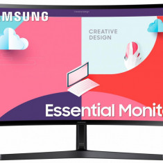 MONITOR SAMSUNG LS24C366EAUXEN 24 inch, Curvature: 1800R , Panel Type: VA, Resolution: 1920x1080, Aspect Ratio: 16:9, Refresh Rate:60Hz, Response time