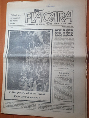flacara 12 ianuarie 1990-foto si articole de la revolutia romana foto