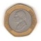 SV * Iordania HALF DINAR 1997 * bimetal VF+