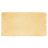 vidaXL Covor Faux din L&acirc;nă de oaie Crem 150 x 80 cm Poliester 42021500