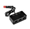 Priza Auto Tripla Automax 12V/24V, 3 Iesiri DC 10A 120W, 3 USB 4.2A (1A+2.1A+1A), AutoDrive ProParts
