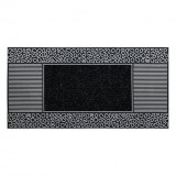 Covor antiderapant BH 806 pietre, exterior, interior - argint, 40x80 cm