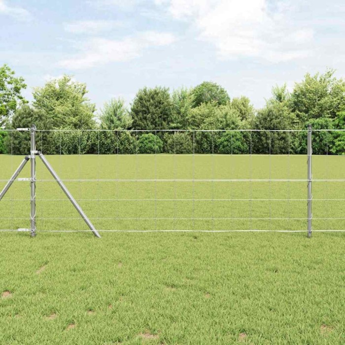 Gard de c&acirc;mp 0.8x10 m din oțel galvanizat
