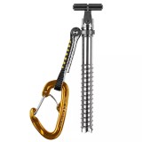 Șurub Gheață Grivel 720 Speedy Medium 16cm, Ușor, Alpinism, Carabină Inclusă