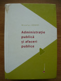 NICOLAS HENRY - ADMINISTRATIE PUBLICA SI AFACERI PUBLICE - 2005