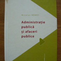 NICOLAS HENRY - ADMINISTRATIE PUBLICA SI AFACERI PUBLICE - 2005