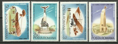 1982 - Aurel Vlaicu, aviatie, serie neuzata foto