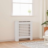 Masca Calorifer MDF vidaXL 78 cm Alb, Acoperire Decorativa Radiator cu Raft