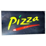 Reclama luminoasa interior panou tip Neon LED Color cu mesaj Pizza, Oem