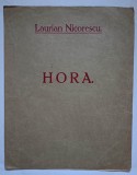 Partitura Hora , Laurian Nicorescu ,perioada antebelica, tiparita la Berlin