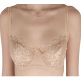 Sutien Balconette Luan Bej 70C, Cupa Moale Dantela, Suport Arcuri, Bretelle Ajustabile. Elegant si Confortabil