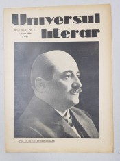 REVISTA &#039;UNIVERSUL LITERAR&#039;, ANUL XLVI, NR. 11, 9 Martie 1930