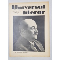 REVISTA &#039;UNIVERSUL LITERAR&#039;, ANUL XLVI, NR. 11, 9 Martie 1930